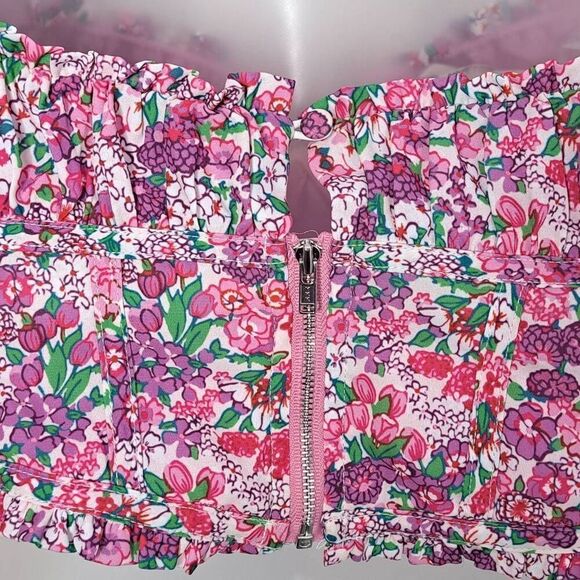 For Love And Lemons Pink Floral Blouse - Picture 5 of 9